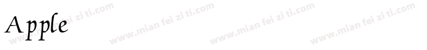 Apple Chancery Chanc字体转换